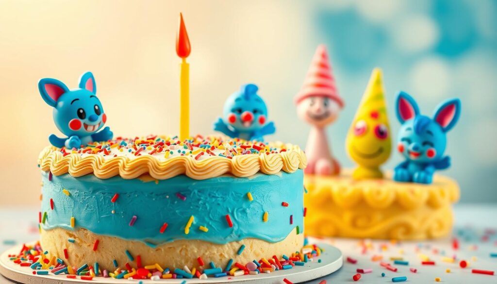 bluey birthday cake