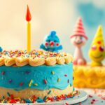 bluey birthday cake