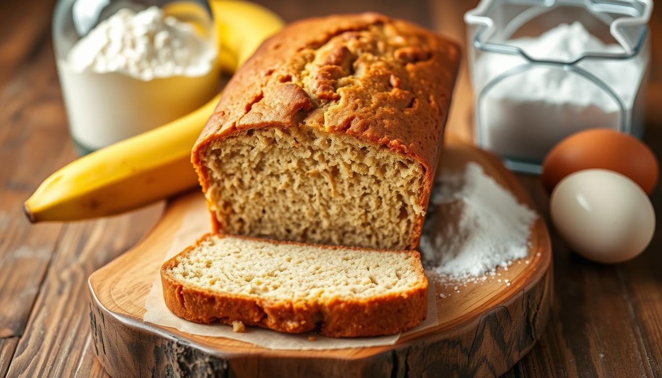 4 ingredient banana bread