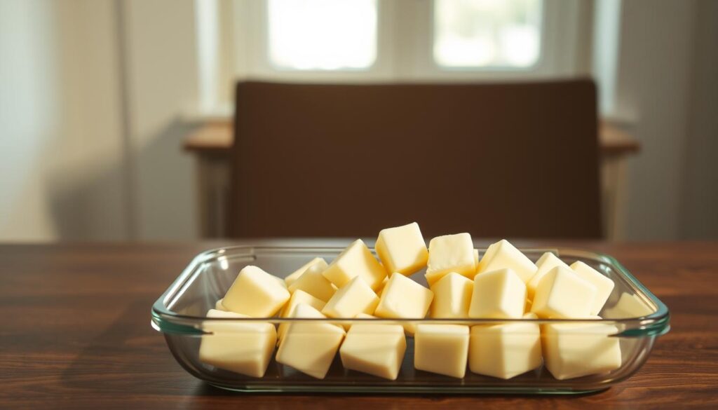 Egg white bites neatly arranged in a glass storage container, the soft, fluffy cubes illuminated by warm, natural lighting filtering through a window. The container is placed on a wooden table, with a minimalist, clean-lined background enhancing the simplicity of the scene. The image conveys a sense of tidiness, efficiency, and healthy eating, suitable for illustrating storage tips for these nutritious protein-packed snacks. Egg white bites neatly arranged in a glass storage container, the soft, fluffy cubes illuminated by warm, natural lighting filtering through a window. The container is placed on a wooden table, with a minimalist, clean-lined background enhancing the simplicity of the scene. The image conveys a sense of tidiness, efficiency, and healthy eating, suitable for illustrating storage tips for these nutritious protein-packed snacks.