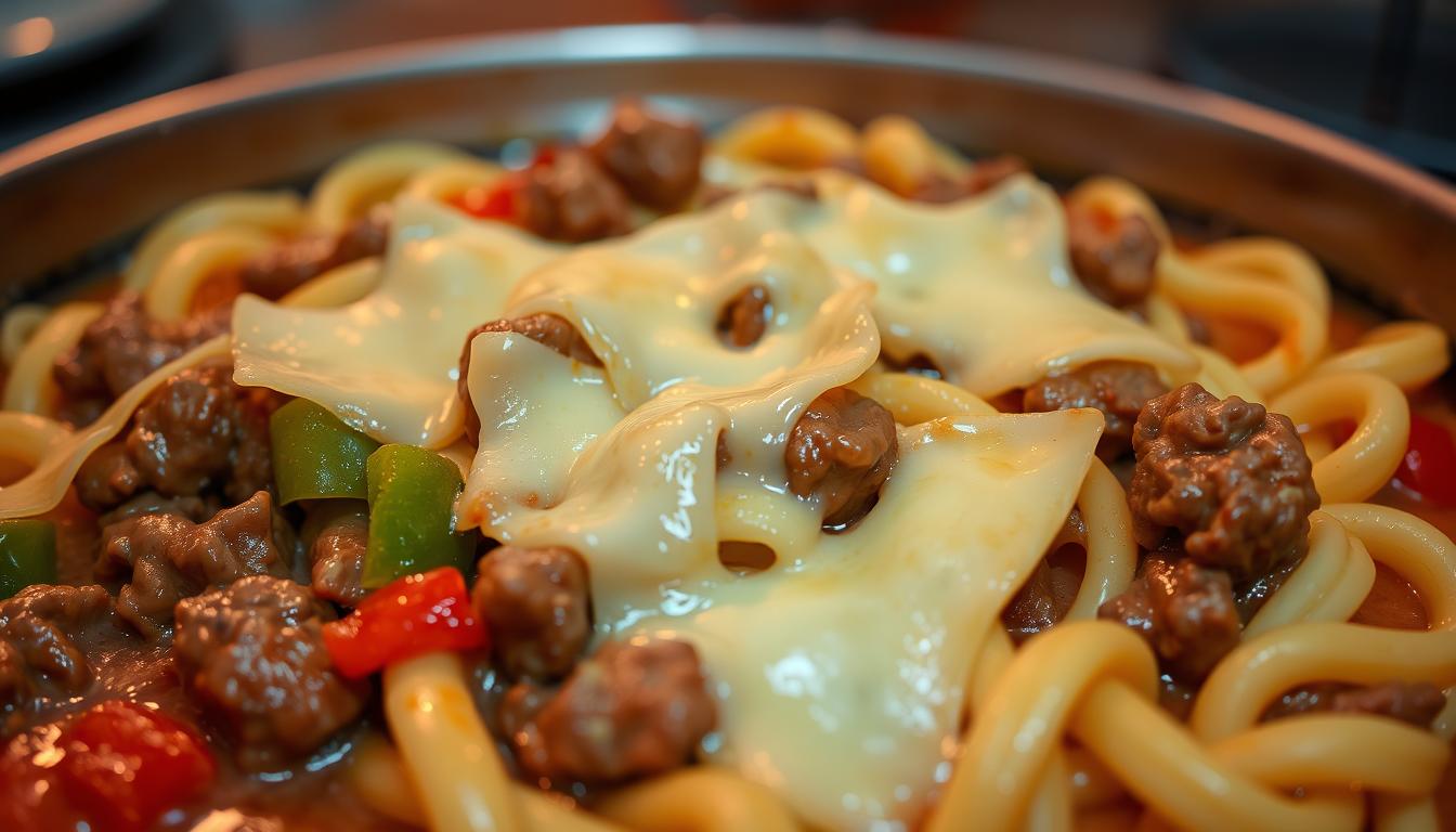 philly cheesesteak pasta