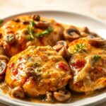 smothered chicken breast