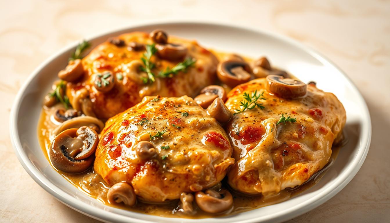 smothered chicken breast