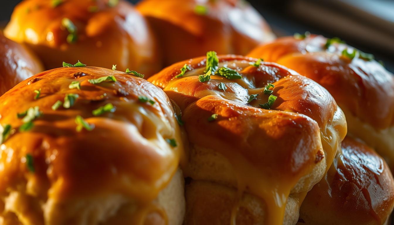 Cheesy Garlic Bread Pizza Bombs